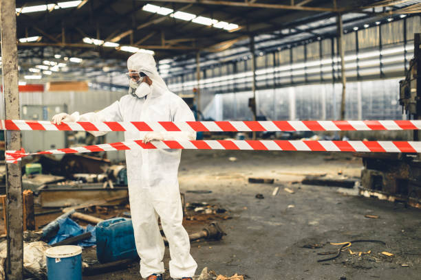 Professional Drug Lab Cleanup technician working in Burlington, KY